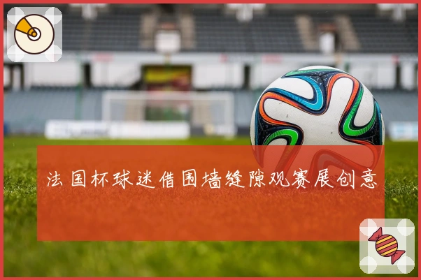 法国杯球迷借围墙缝隙观赛展创意